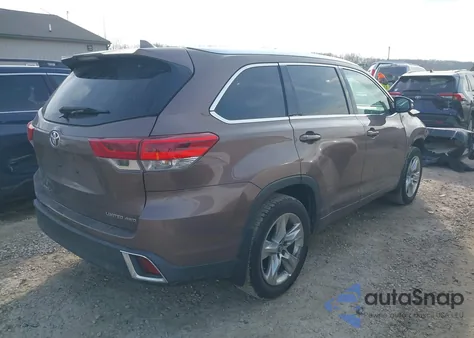 2017 Toyota Highlander Limited z USA, uszkodzony, nr VIN 5TDDZRFH7HS369455